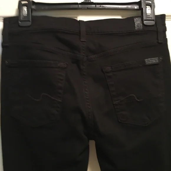 7 For All Mankind Distressed Ankle Jeans With Stretch - Picture 11 of 16